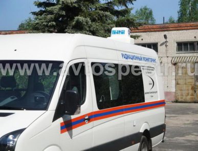 Передвижная лаборатория радиационного контроля на базе Volkswagen Crafter
